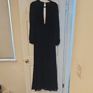 Elegant Navy Medium Lulus Evening Gown